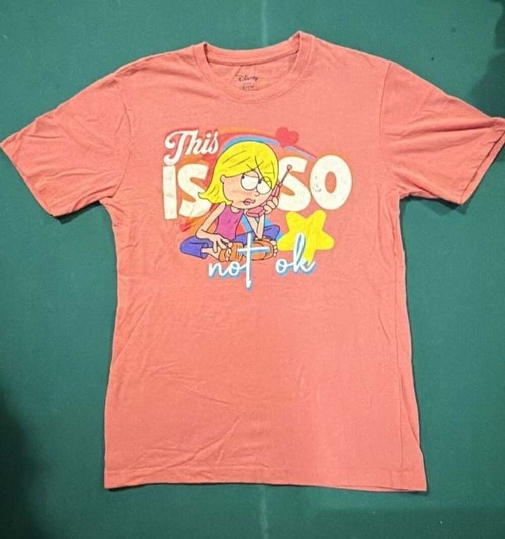 Lizzie Maguire Size L Tshirt Disney Short Sleeve